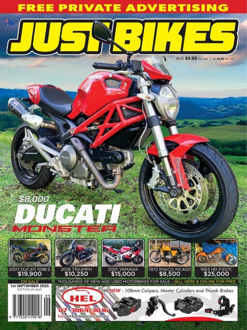 Title details for Just Bikes by JUST AUTO Classifieds Pty Ltd - Available